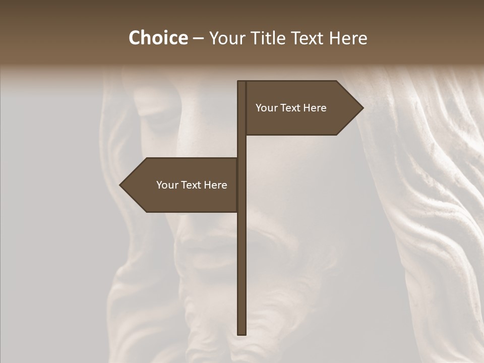 Sepia Christ PowerPoint Template