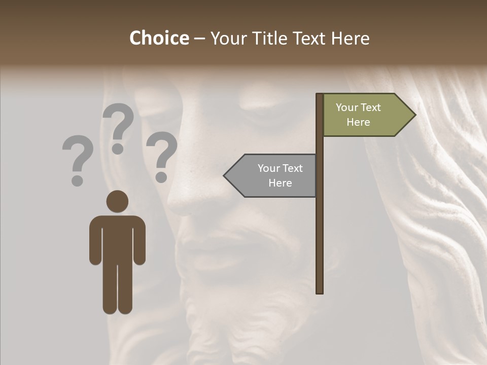Sepia Christ PowerPoint Template