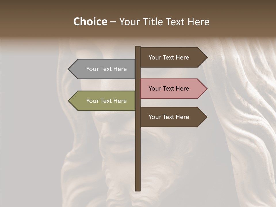 Sepia Christ PowerPoint Template