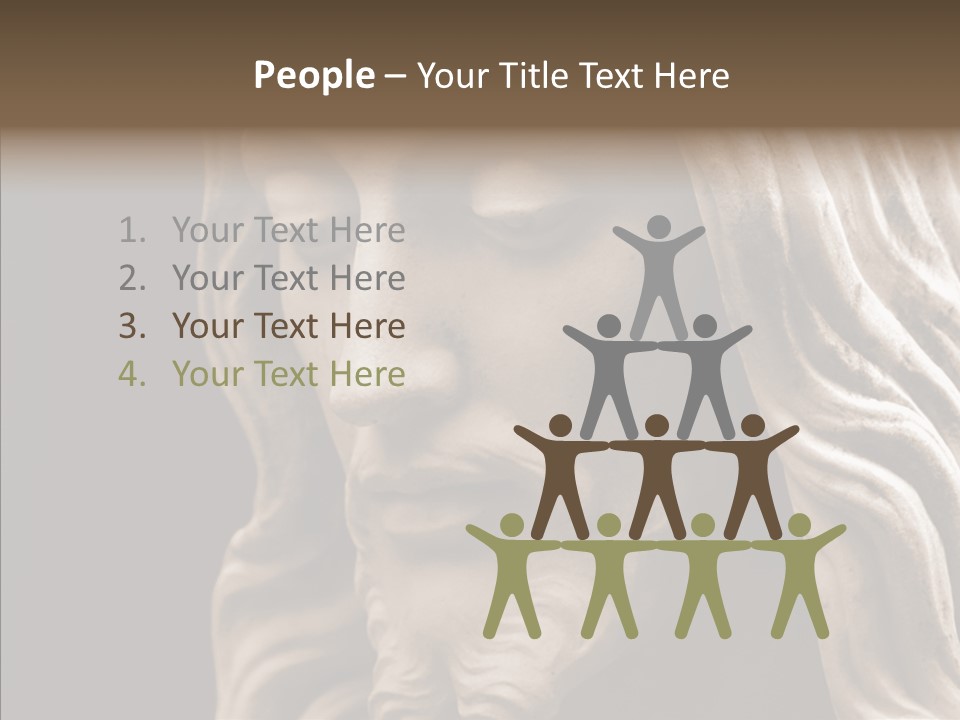 Sepia Christ PowerPoint Template