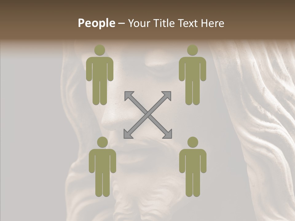 Sepia Christ PowerPoint Template