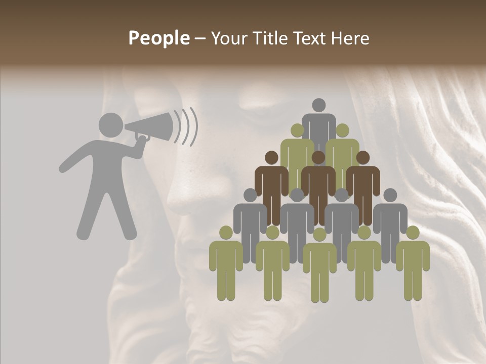 Sepia Christ PowerPoint Template