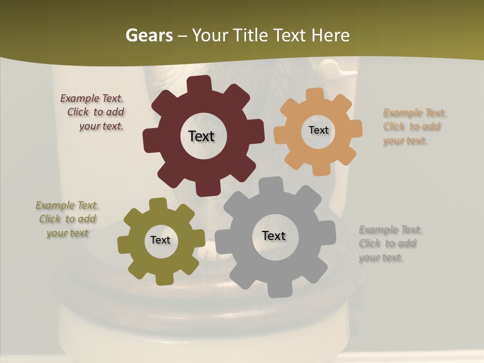 Funny Bathroom Dignity PowerPoint Template