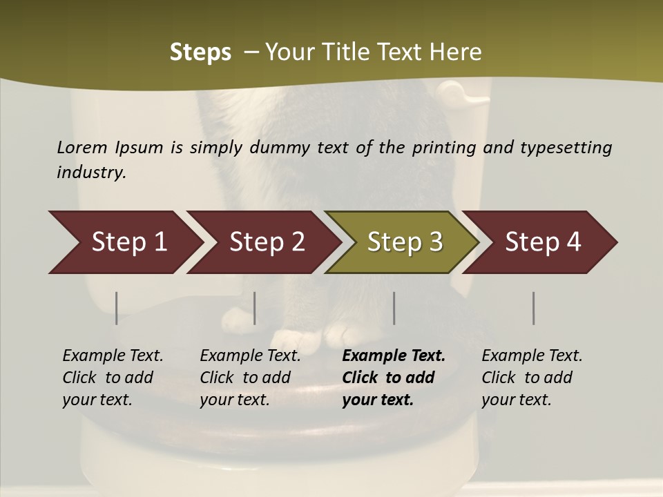Funny Bathroom Dignity PowerPoint Template