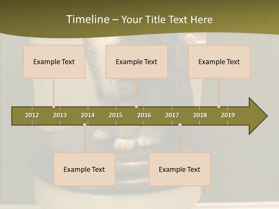 Funny Bathroom Dignity PowerPoint Template