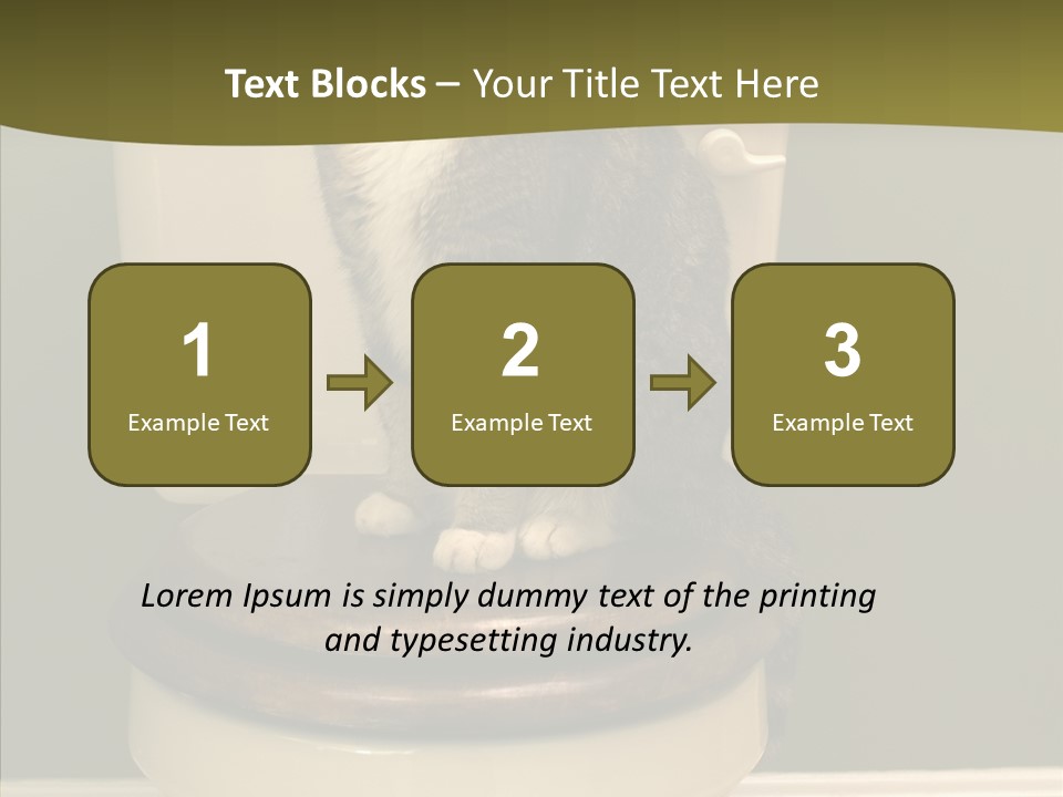 Funny Bathroom Dignity PowerPoint Template