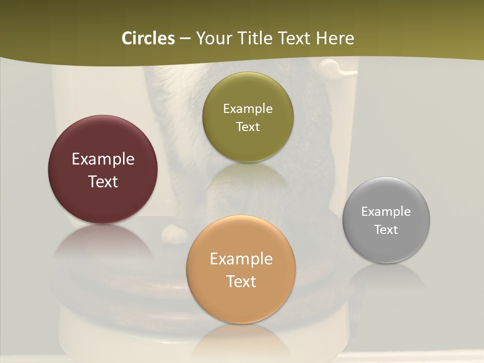 Funny Bathroom Dignity PowerPoint Template