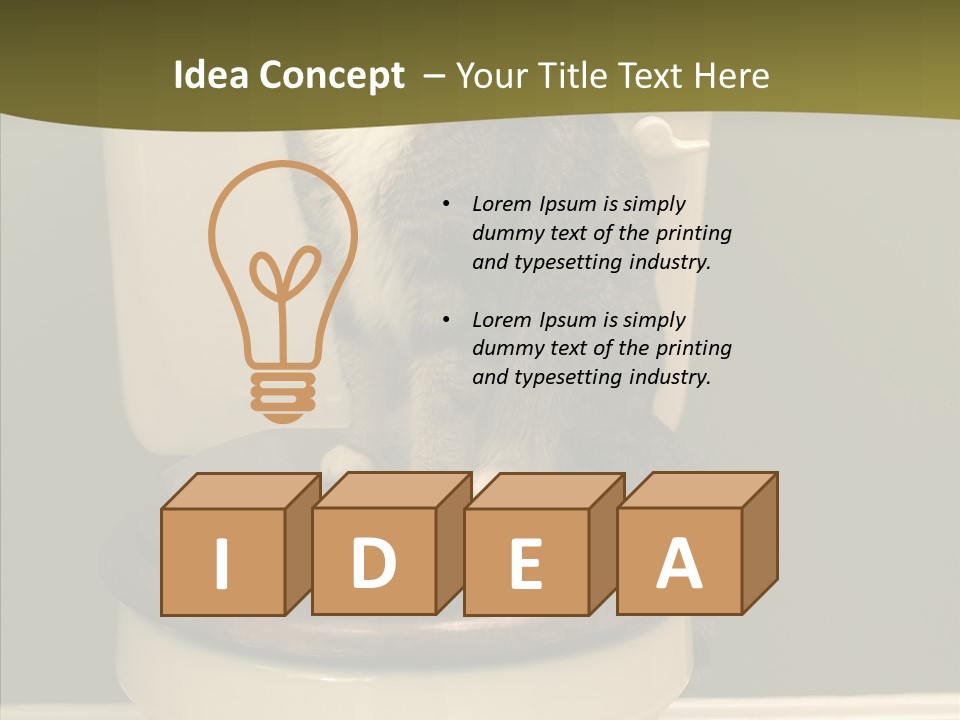 Funny Bathroom Dignity PowerPoint Template