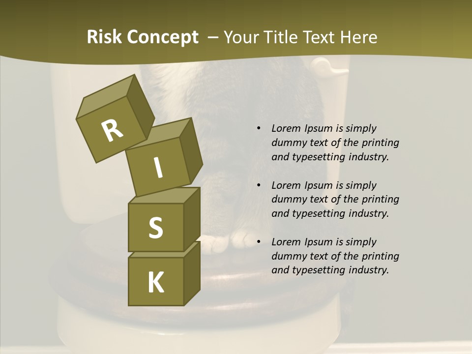 Funny Bathroom Dignity PowerPoint Template