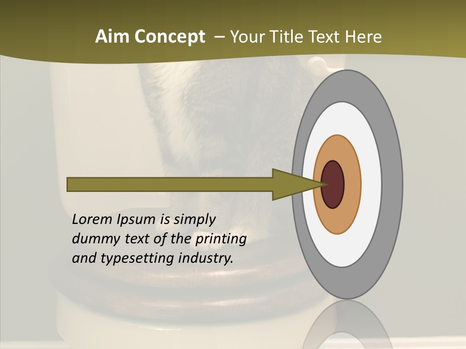 Funny Bathroom Dignity PowerPoint Template