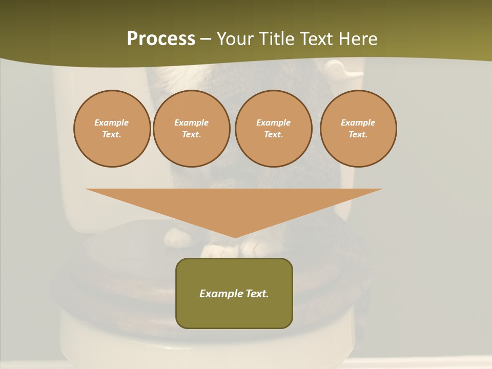 Funny Bathroom Dignity PowerPoint Template