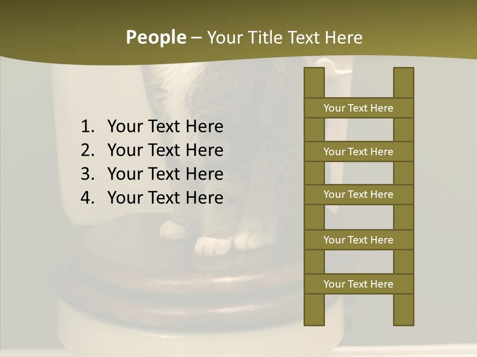 Funny Bathroom Dignity PowerPoint Template