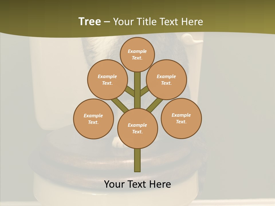 Funny Bathroom Dignity PowerPoint Template