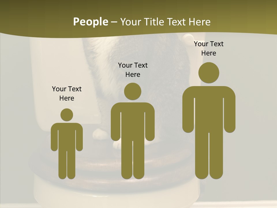 Funny Bathroom Dignity PowerPoint Template