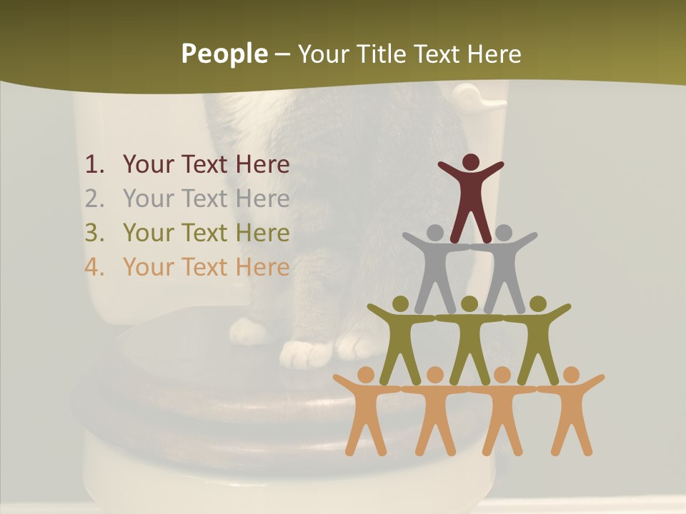 Funny Bathroom Dignity PowerPoint Template