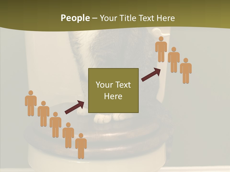 Funny Bathroom Dignity PowerPoint Template