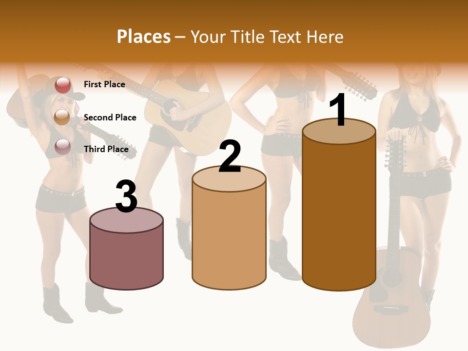 White Y Acoustic PowerPoint Template