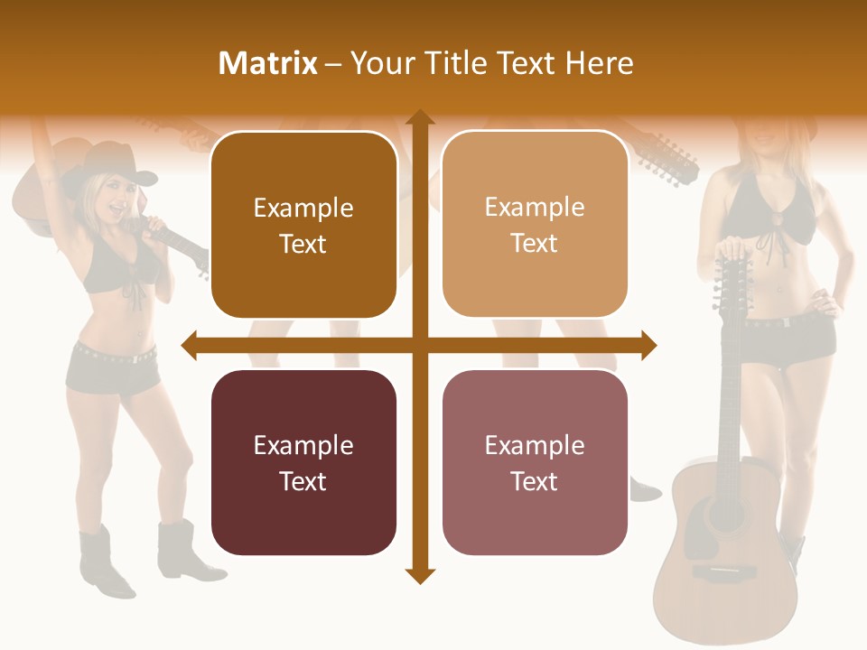 White Y Acoustic PowerPoint Template