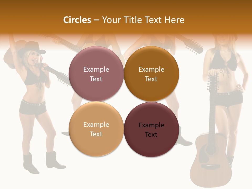White Y Acoustic PowerPoint Template