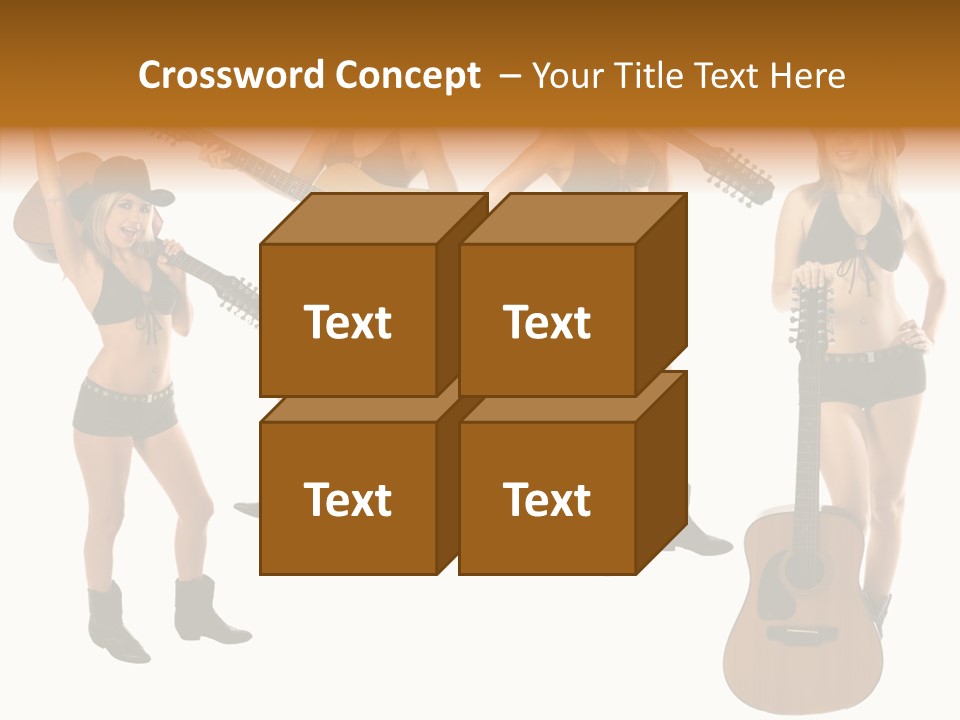 White Y Acoustic PowerPoint Template