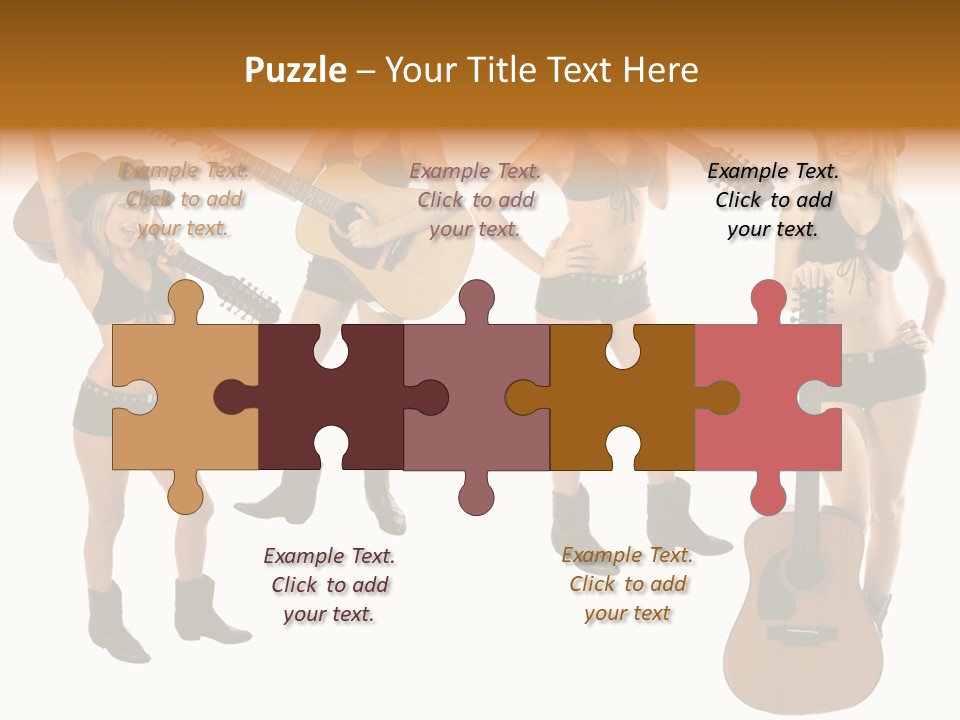 White Y Acoustic PowerPoint Template