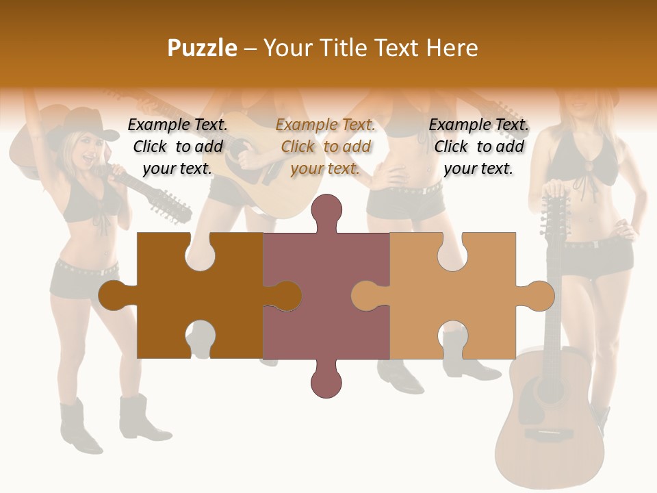 White Y Acoustic PowerPoint Template