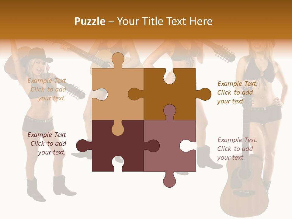 White Y Acoustic PowerPoint Template