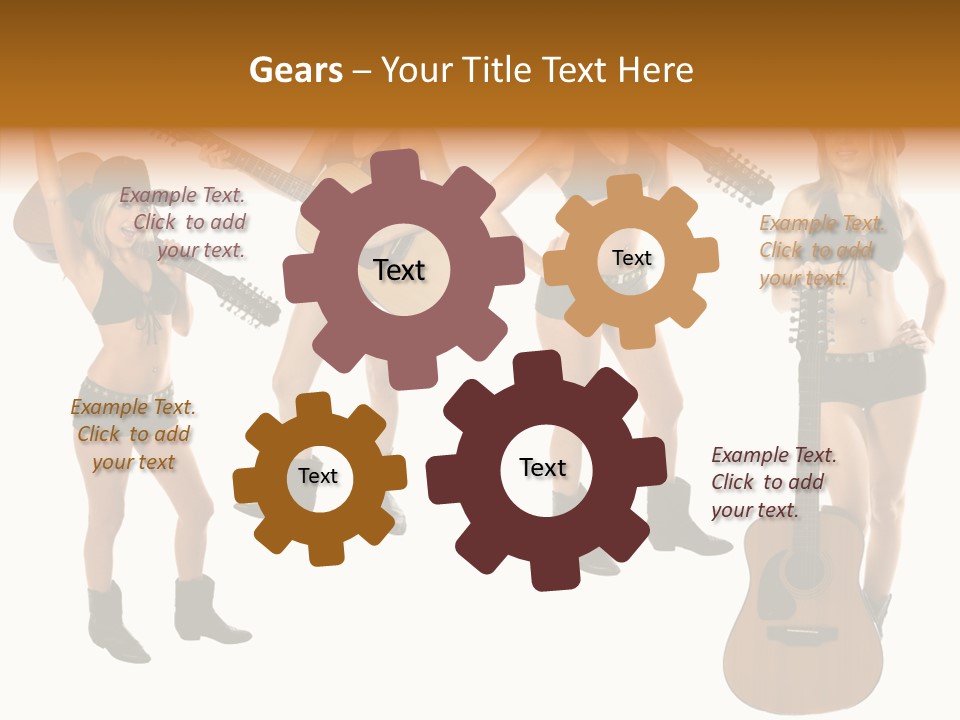 White Y Acoustic PowerPoint Template
