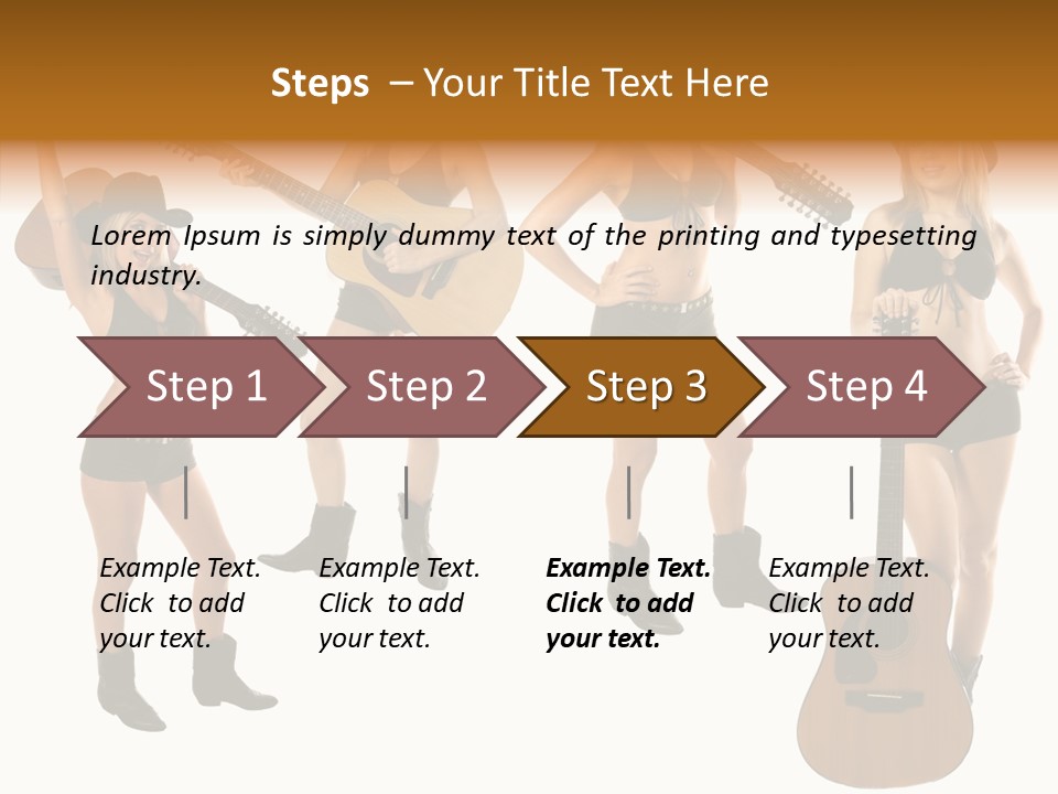 White Y Acoustic PowerPoint Template