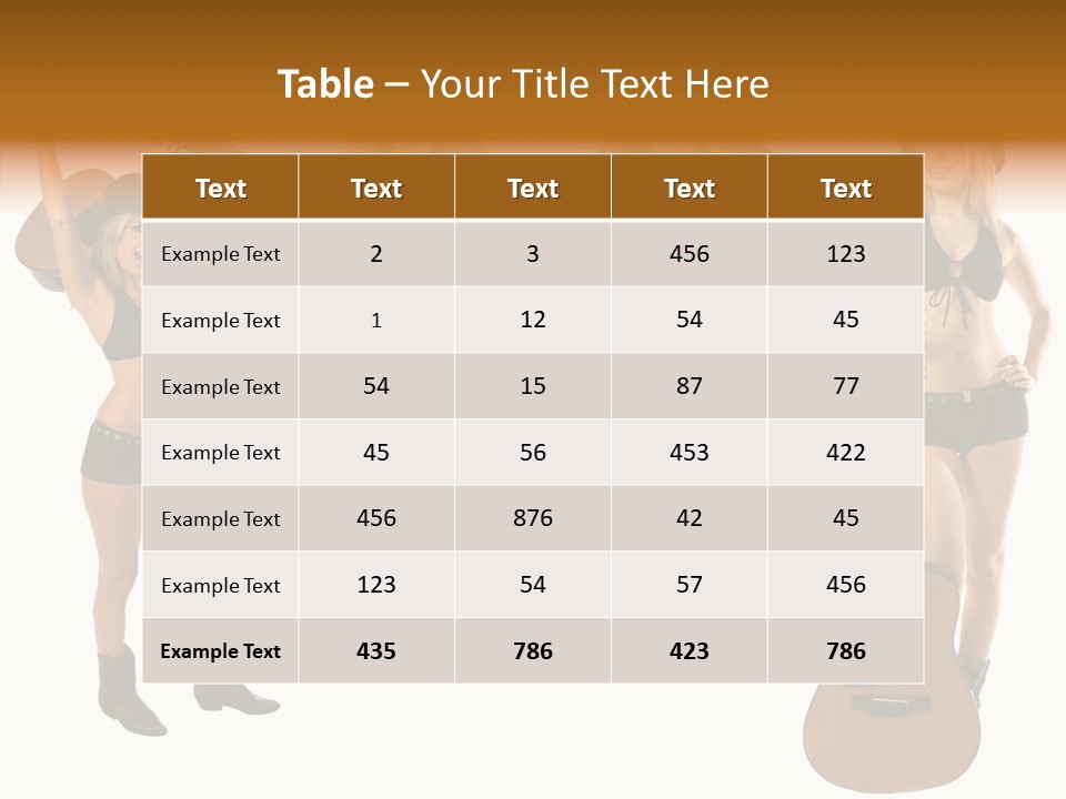 White Y Acoustic PowerPoint Template