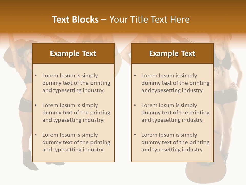 White Y Acoustic PowerPoint Template