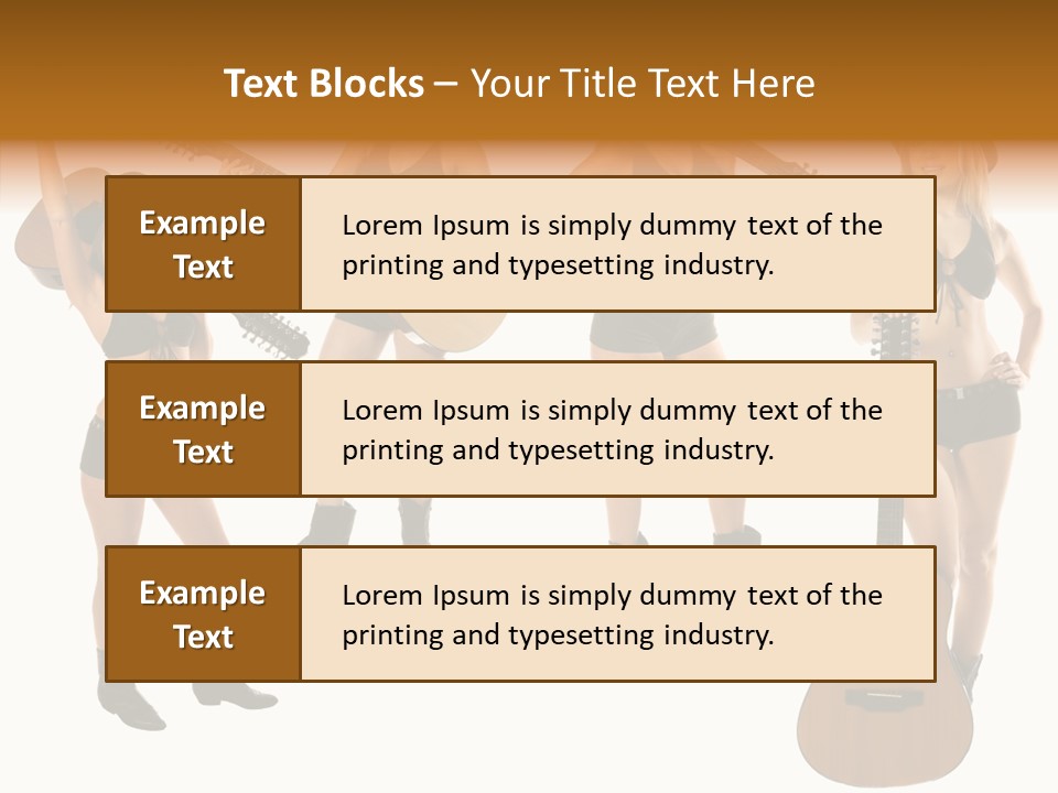 White Y Acoustic PowerPoint Template