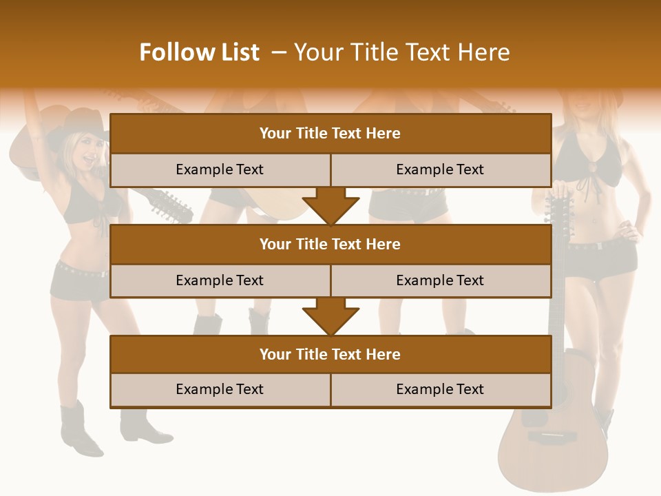 White Y Acoustic PowerPoint Template