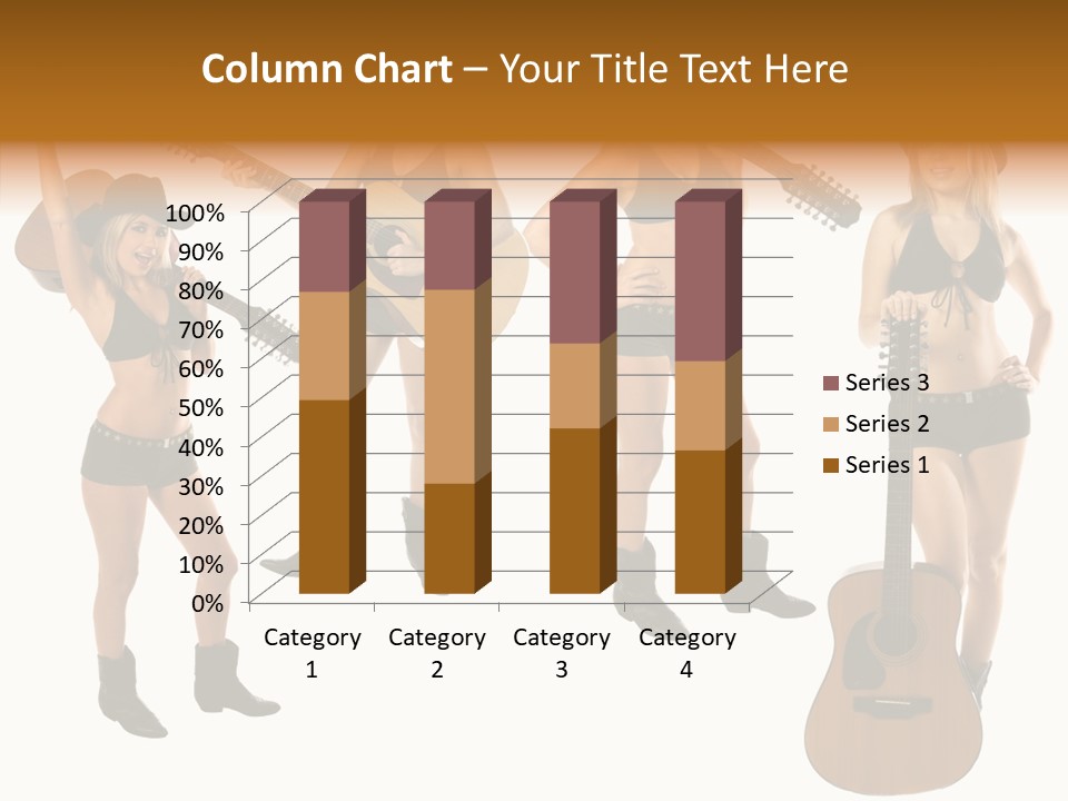White Y Acoustic PowerPoint Template