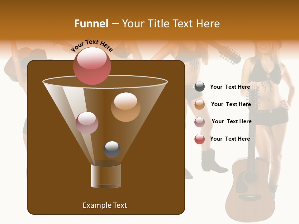 White Y Acoustic PowerPoint Template