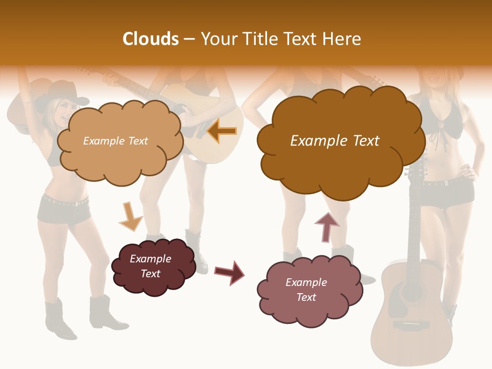 White Y Acoustic PowerPoint Template