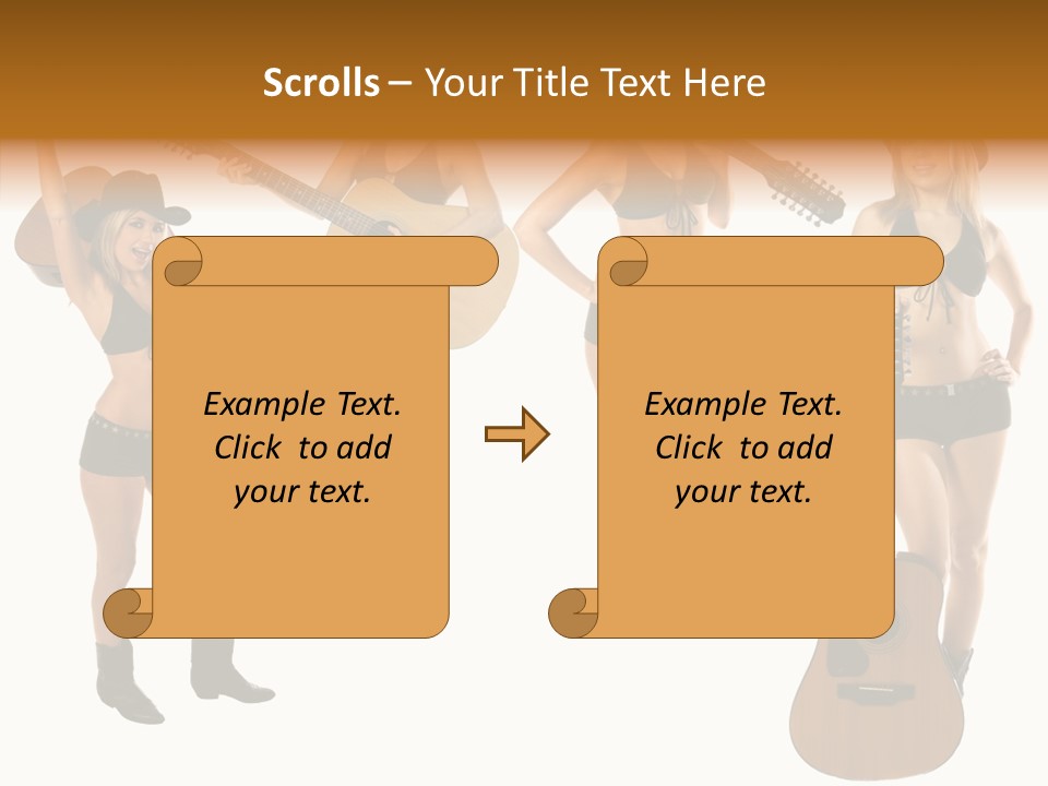 White Y Acoustic PowerPoint Template