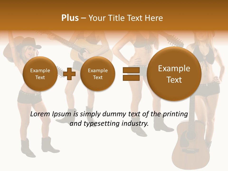 White Y Acoustic PowerPoint Template