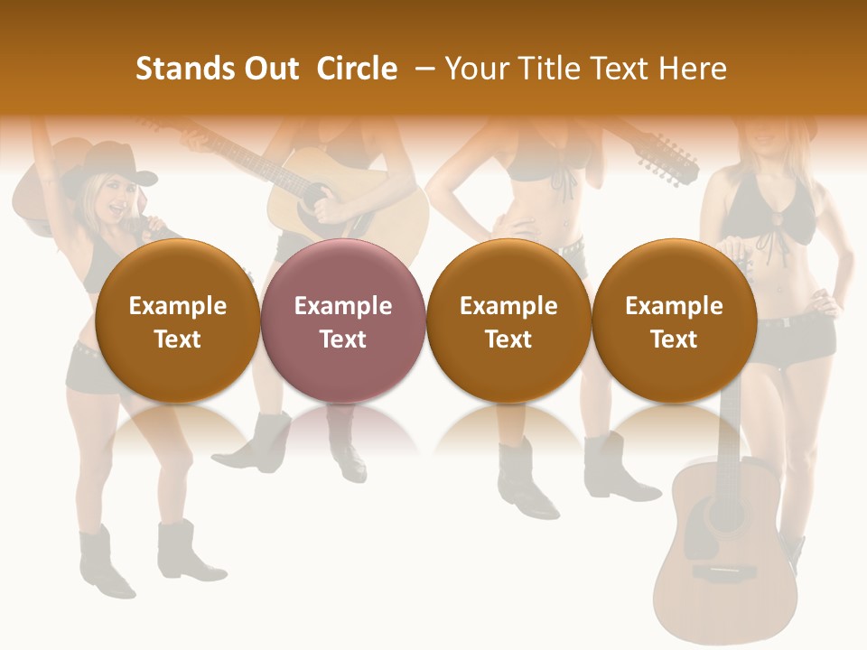 White Y Acoustic PowerPoint Template