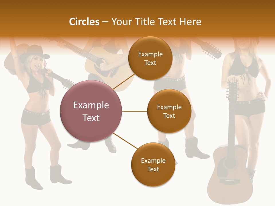 White Y Acoustic PowerPoint Template