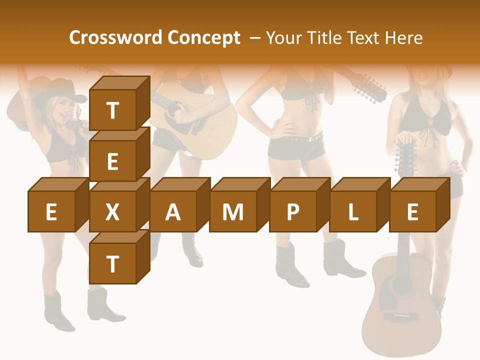 White Y Acoustic PowerPoint Template