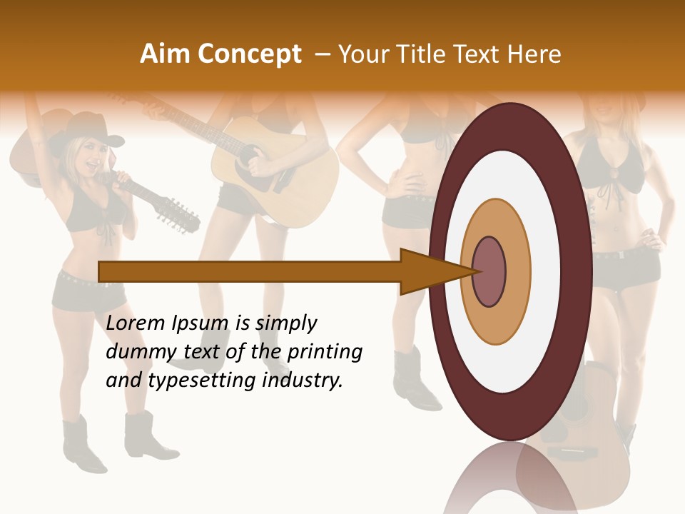 White Y Acoustic PowerPoint Template