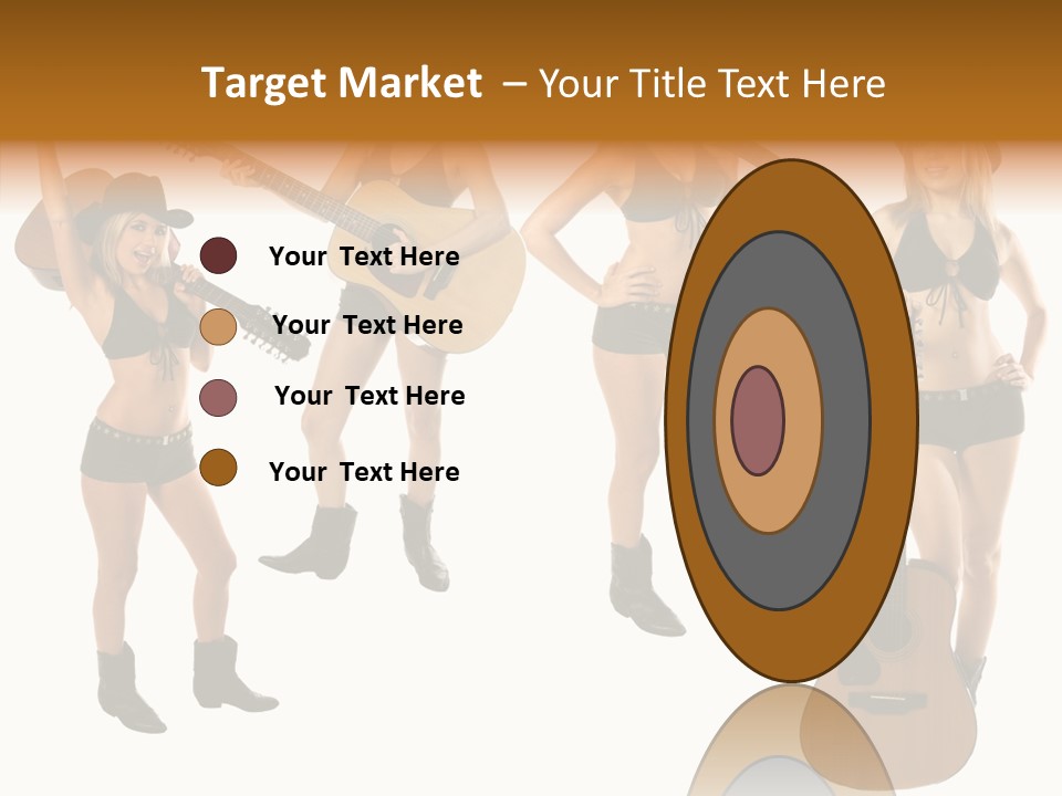 White Y Acoustic PowerPoint Template