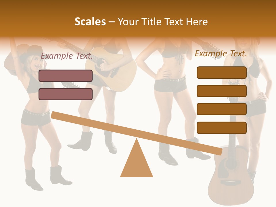 White Y Acoustic PowerPoint Template
