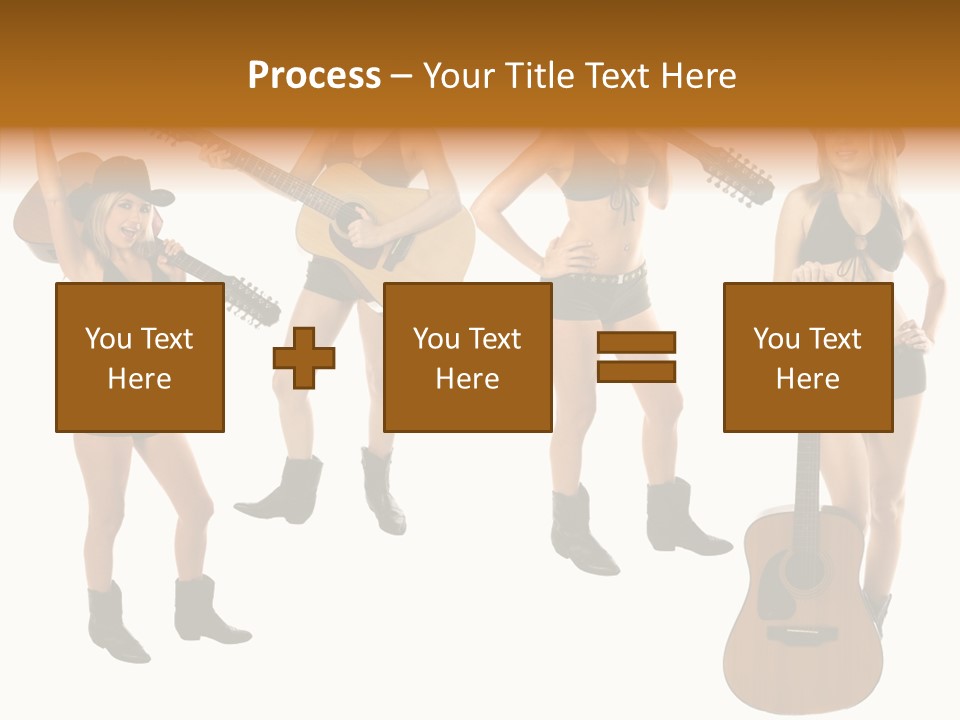 White Y Acoustic PowerPoint Template
