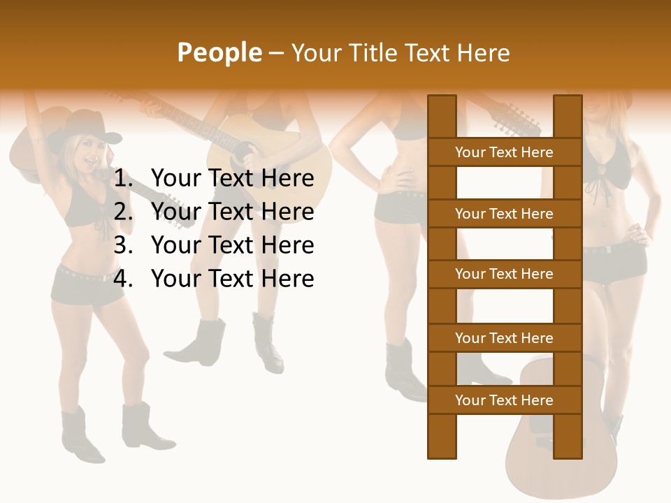 White Y Acoustic PowerPoint Template