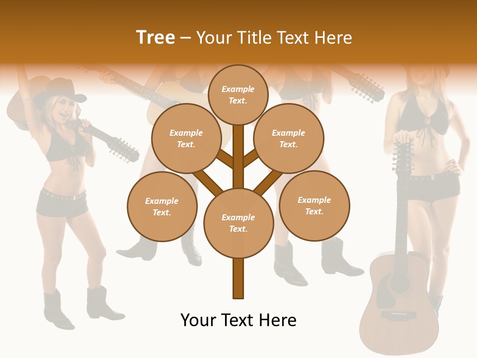 White Y Acoustic PowerPoint Template