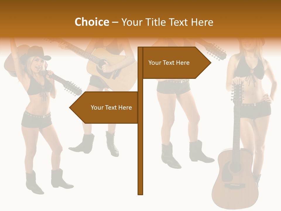 White Y Acoustic PowerPoint Template