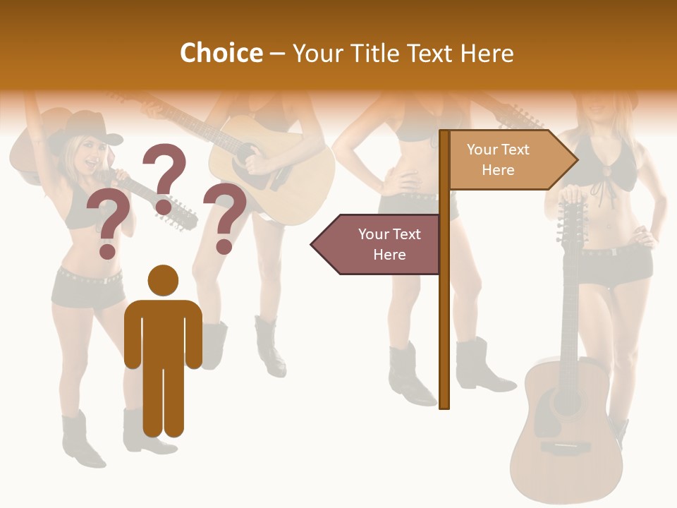 White Y Acoustic PowerPoint Template