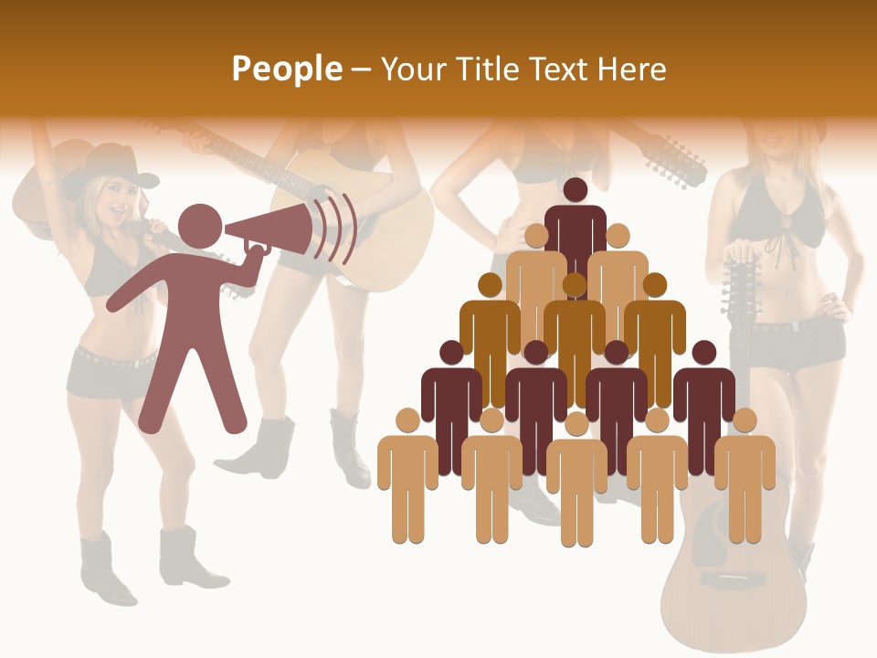 White Y Acoustic PowerPoint Template